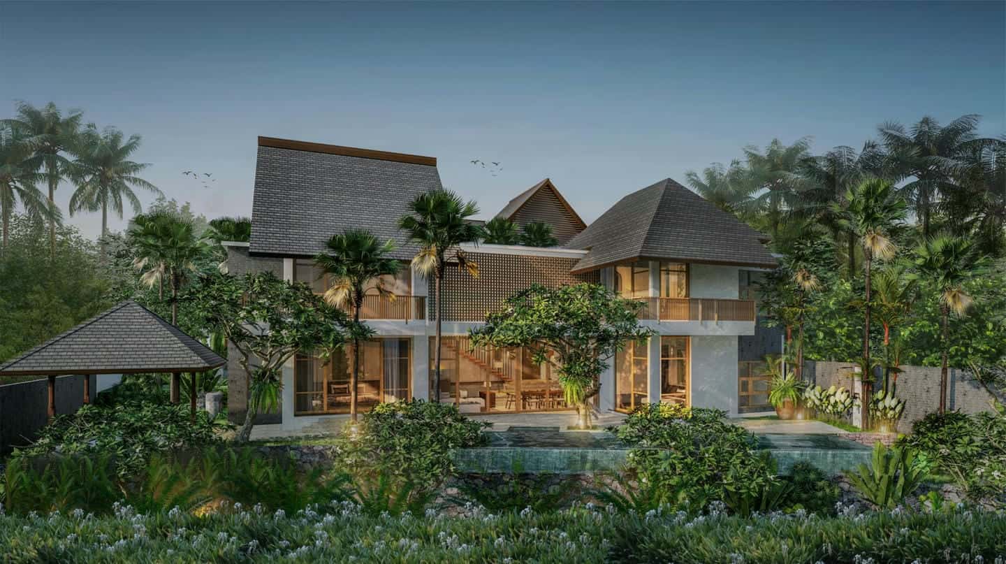 OFFPLAN JUNGLE RIVER VIEW 5 BEDROOM VILLA FOR SALE LEASEHOLD IN NYANYI BE-1877 